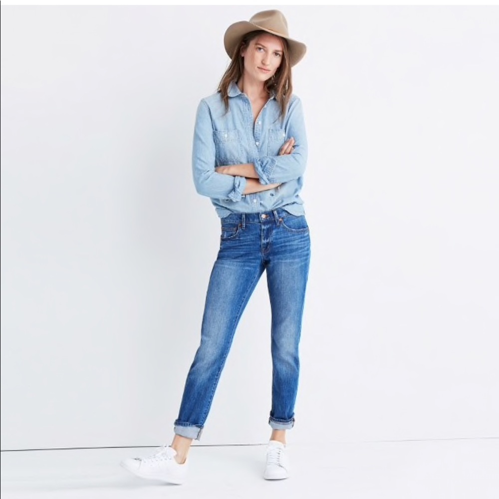 Madewell slim boyjean in Walton wash